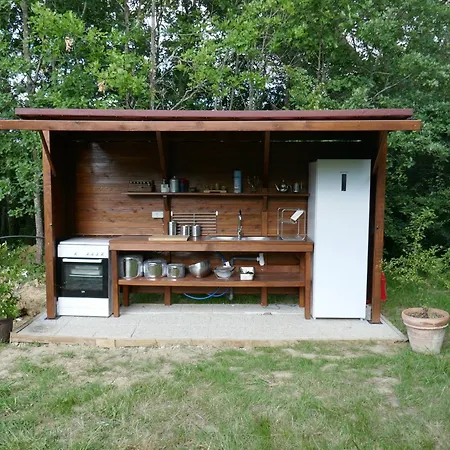 Yourte Mongole Aux Nuits Insolites D'argoumbat Kamp alanı *